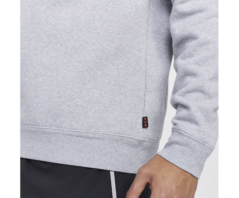 Saucony Rested Crewneck Erkek Üstler Açık Gri | VURHM14