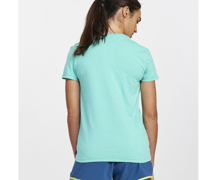 Saucony Rested T-Shirt Kadın Üstler Nane | PYUJHEO