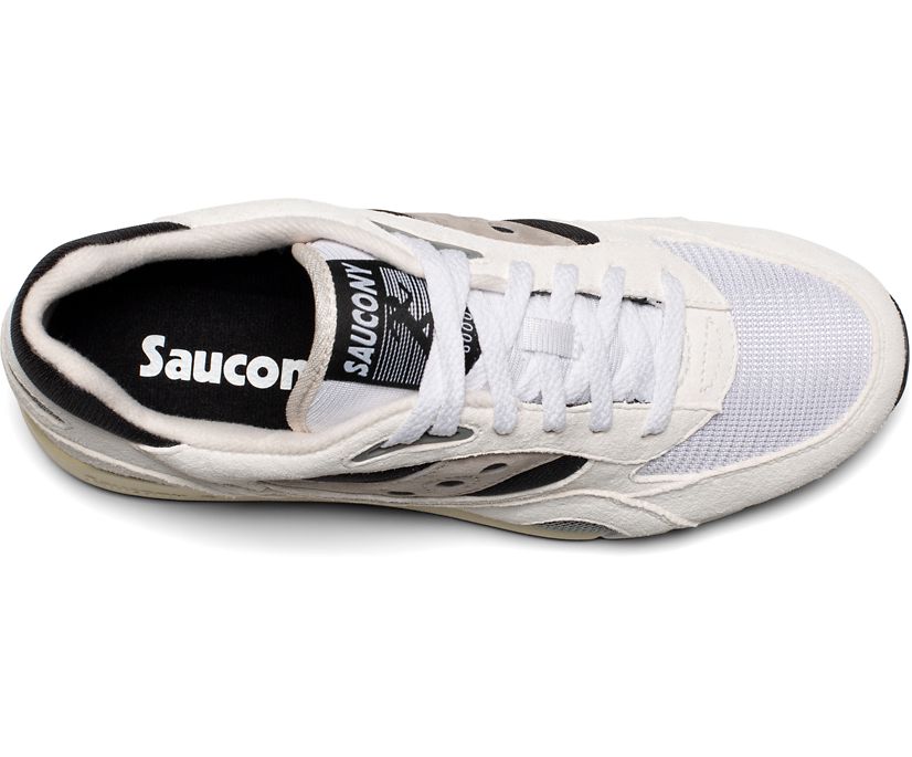 Saucony Shadow 6000 Erkek Ayakkabı Beyaz Siyah Gri | SUWIQT4