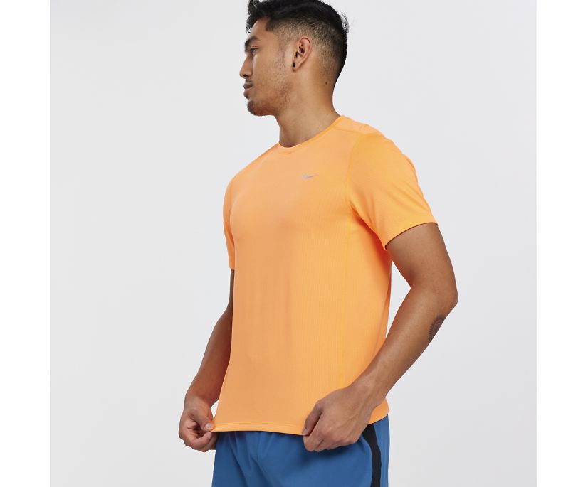 Saucony Stopwatch Kısa Sleeve Erkek Üstler Turuncu | NHCF0P8
