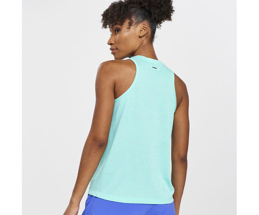 Saucony Stopwatch Singlet Kadın Üstler Nane | V2CMZUK