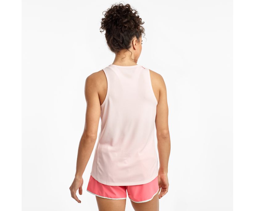 Saucony Stopwatch Singlet Kadın Üstler Pembe | RW4H7BM
