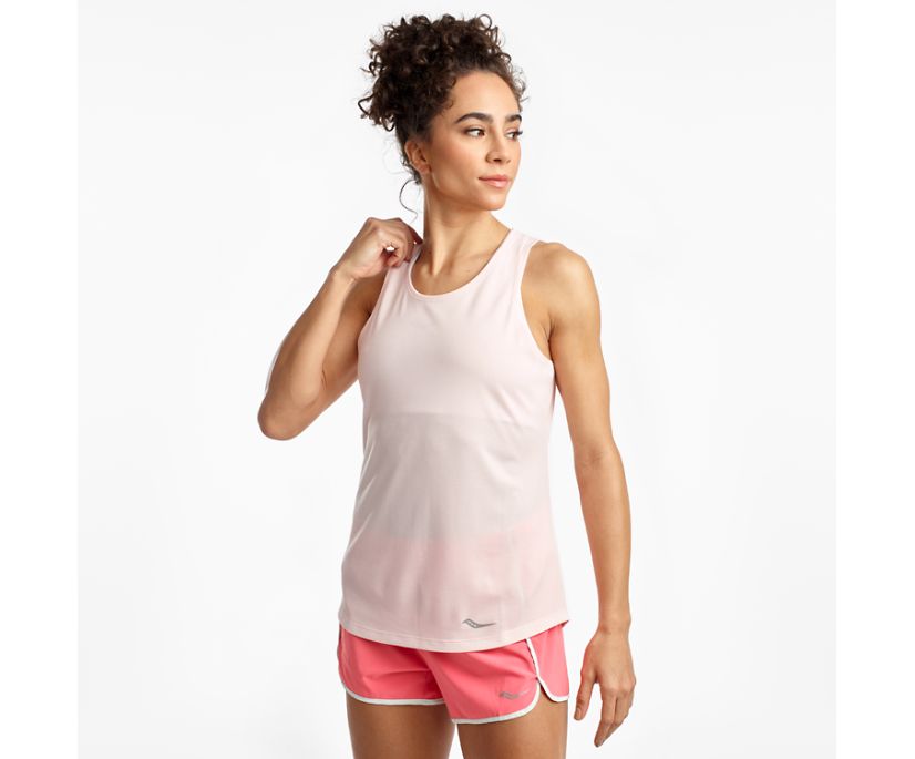 Saucony Stopwatch Singlet Kadın Üstler Pembe | RW4H7BM