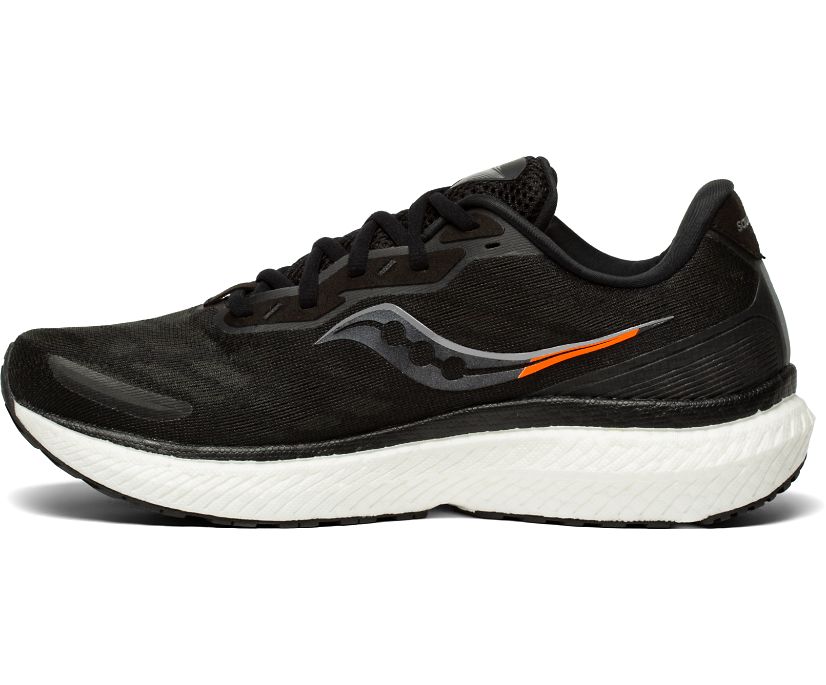 Saucony Triumph 19 Erkek Koşu Ayakkabısı Siyah Beyaz | 9O76K1Y