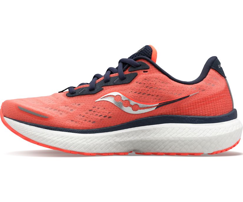 Saucony Triumph 19 Kadın Koşu Ayakkabısı Mercan Siyah | 9AMRX33