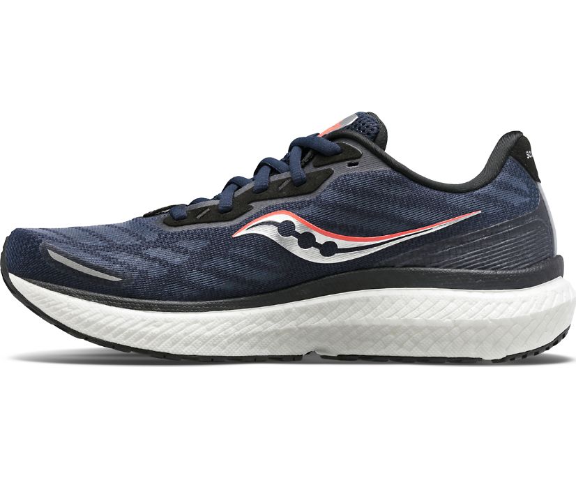 Saucony Triumph 19 Kadın Koşu Ayakkabısı Lacivert Gümüş | EQ0QC55