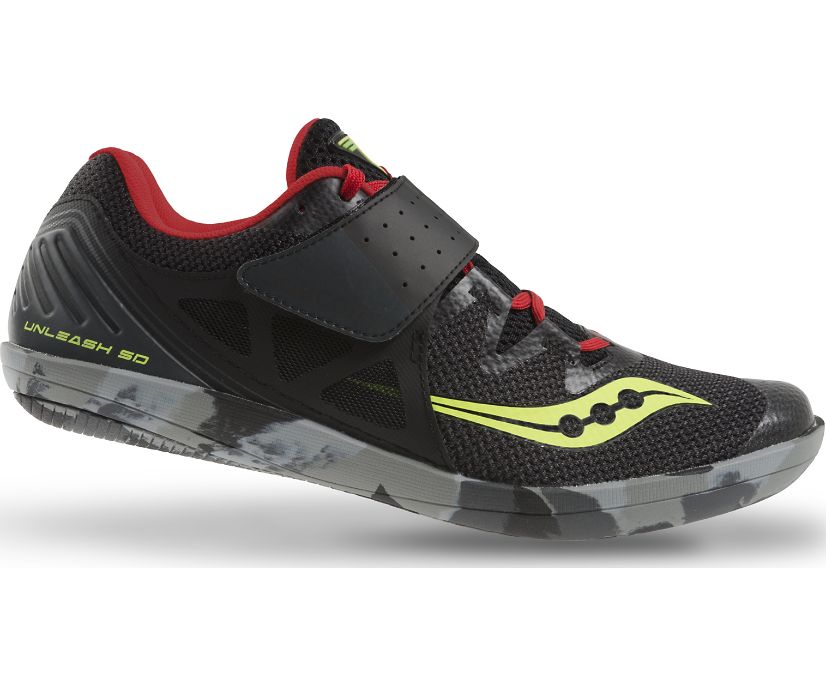 Saucony Unleash SD 2 Erkek Koşu Ayakkabısı Siyah Kırmızı | 5WFTE3P