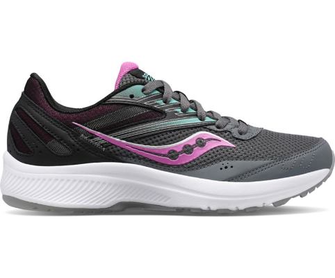 Saucony Cohesion 15 Kadın Koşu Ayakkabısı Koyu Gri Mor | Z8LJM8J